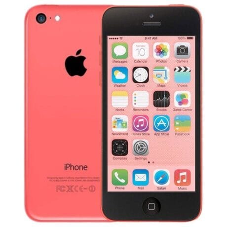 Apple iPhone 5C 32GB (Pink) - Bronze stand