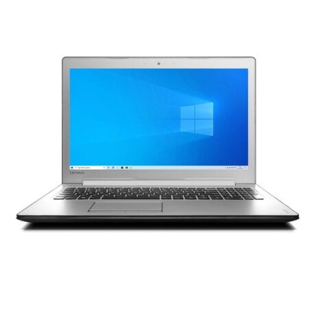 15" Lenovo IdeaPad 510-15ISK - Intel i5 6200U 2,3GHz 240GB SSD 8GB Win10 Home - NVIDIA GeForce 940MX - Hvid - Sølv stand