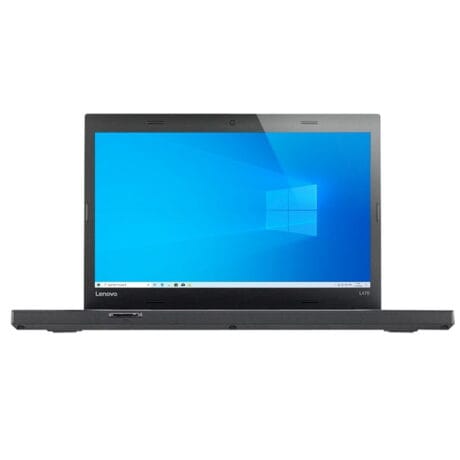 14" Lenovo ThinkPad L470 - Intel i5 7200U 2,5GHz 240GB SSD 8GB Win10 Pro - Sølv stand
