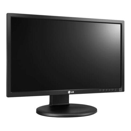LG 23,8" Full HD TFT IPS skærm  - høj kvalitet incl. VGA- og 230V-kabel - Refurbished  Sølv stand