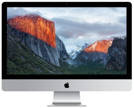 21,5" Apple iMac - Intel 2 Duo E7600 3,06GHz 240GB SSD 8GB (Late-2009) - Sølv stand