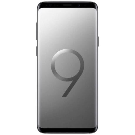 Samsung Galaxy S9 64GB (Titanium Gray) - Sølv stand + Lækkert dbramante læder etui
