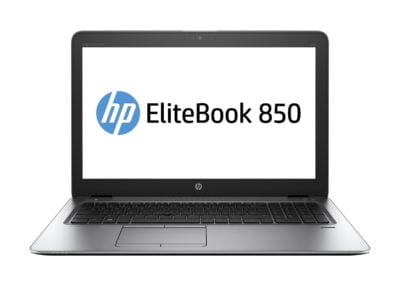 15.6" HP Elitebook 850 G4 - Touchskærm - I7-7600U - 16GB RAM - 512GB SSD - Win 10 Pro - Sølv stand