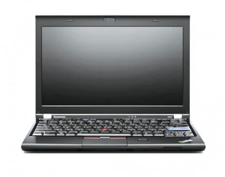 12" Lenovo ThinkPad X220 - Intel i7 2620M 2,7GHz 120GB SSD 8GB Win10 Pro - Sølv stand