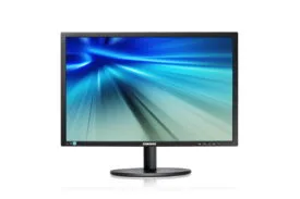 Samsung 22" S22B420 - høj kvalitet incl. VGA kabel og 230V-kabel - Genbrugt IT. Guld stand
