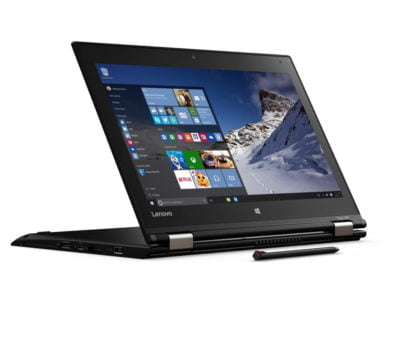 - 12" Lenovo Thinkpad Yoga 260 - Intel i5 6300U 2,4GHz 256GB SSD 8GB Win10 Pro - Touch - Sølv stand - Grøn Computer - Genbrugt IT med omtanke - 1 1551780