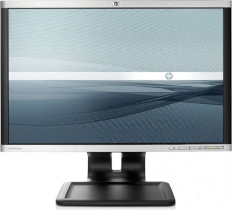 22" HP LA2205WG TFT skærm - REFURBISHED - inkl. VGA kabel og 230V-kabel