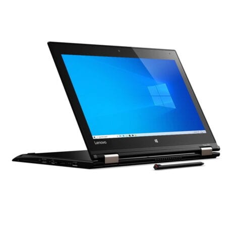 12" Lenovo Thinkpad Yoga 260 - Intel i5 6300U 2,4GHz 256GB SSD 8GB Win10 Pro - Touch - Sølv stand