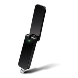 TP-Link ARCHER T4U WiFi AC 1200 Trådløs USB-adapter, Dual Band, 802.11b/g/n/ac, sort, Wi-Fi