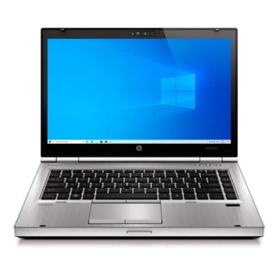 14" HP Elitebook 8460p - Intel i5 2410M 2,3GHz 120GB SSD 8GB Win10 Pro - Sølv stand