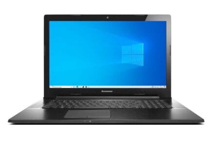 17" Lenovo G70-35  AMD E1-6010 1.35GHz 240SSD 8GB Ram  Win10 Home - Sølv stand