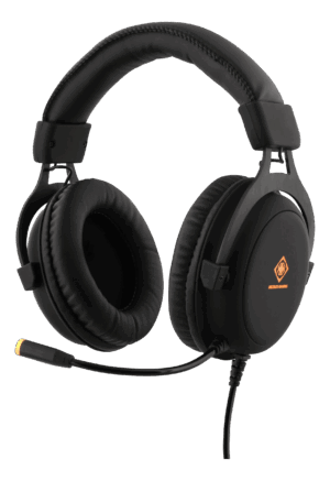 GAMING Stereo Gaming Headset, 57mm drivere, LED-lys, sort