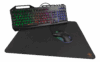 GAMING 3-in-1 RGB Gaming Gear Kit - Mus / Musemåtte / Tastatur - Sort m. RGB