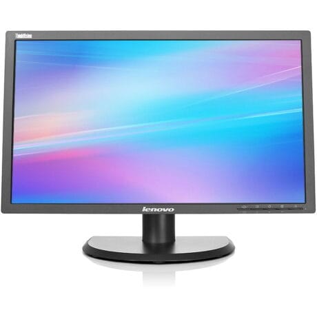 22" Lenovo LT2223PWC i i høj kvalitet incl. VGA kabel og 230V-kabel - Sølv stand