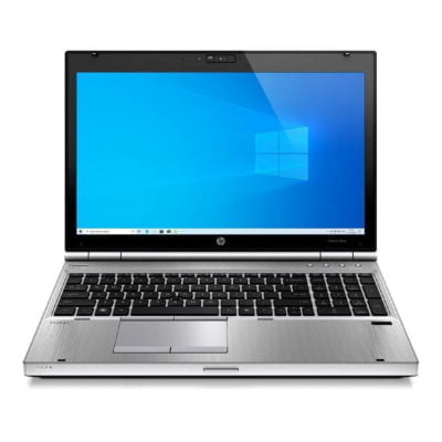 15" HP EliteBook 8560p - Intel i7 2620M 2,7GHz 240GB SSD 8GB Win10 Pro - Sølv stand