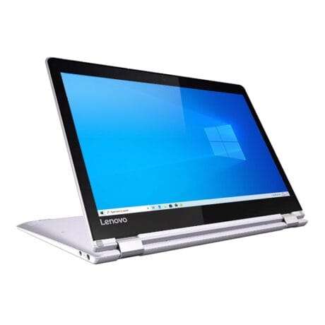 14" Lenovo Yoga 510-14ISK - Intel i5 6200U 2.3GHz 240GB SSD 8GB Win10 Home - Hvid - Sølv stand