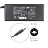 Acer 90W 19V 4.74A strømforsyning med 5.5mm x 1.7mm Barrel, Center stik - Kompatibel
