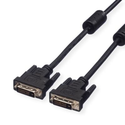 VALUE DVI Cable DualLink DVI-DVI. M/M. Black. 2.0m