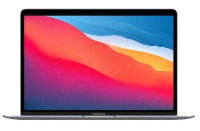 13" Apple MacBook Air (Space Gray) - Intel i5 8210Y 1,6GHz 128GB SSD 16GB (Late-2018) - Bronze stand