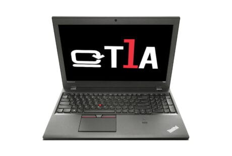 Lenovo T560 – 15.6″ Full HD – Core i5 6300U – 8 GB RAM – 240 GB SSD – Windows 10 Pro - Sølv stand