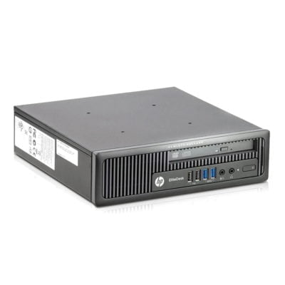HP EliteDesk 800 G1 USDT - Intel i5 4570s 2,9GHz 128GB SSD 8GB Win10 Pro - Bronze stand