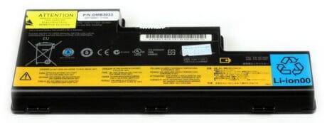 10.8V 7800mAh kvalitets lithium ion batteri til Bærbar computer - sort