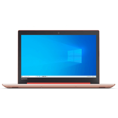 15" Lenovo IdeaPad 320-15AST - AMD A9 9425 3.1GHz 240GB SSD 8GB Win10 Home - Coral Red - Sølv stand
