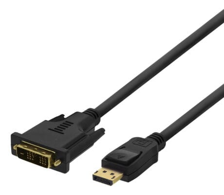 DP til DVI skærmkabel - 2 meter