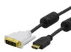 HDMI til DVI Skærmkabel - 2 meter