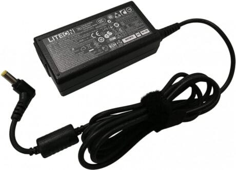 Liteon 65W 19V 3.42A strømforsyning med 5.5mm x 2.5mm stik - Original OEM