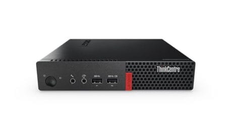 T1A Lenovo ThinkCentre M710q Refurbished DDR4-SDRAM i5-7400T mini PC 7th gen Intel® Core™ i5 8 GB 128 GB SSD Windows 10 Pro Sort