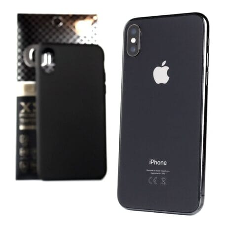 Bundle - Apple iPhone X 64GB (Space Gray) - Sølv stand