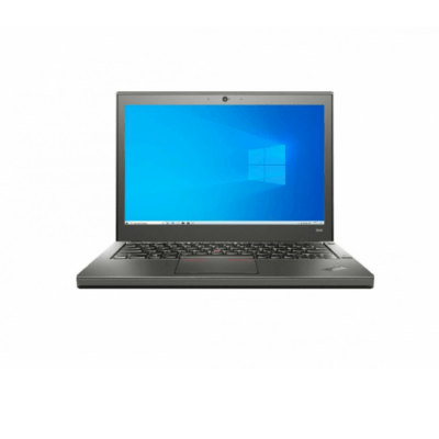12" Lenovo ThinkPad X240 - Intel i3 4030U 1,9GHz 180GB SSD 8GB Win10 Pro - Touchskærm - Sølv stand