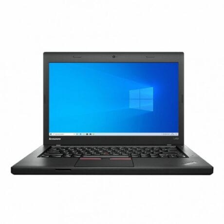 14" Lenovo Thinkpad L450 - Intel i3 5005U 2,0GHz 192GB SSD 8GB Win10 Pro - Sølv stand