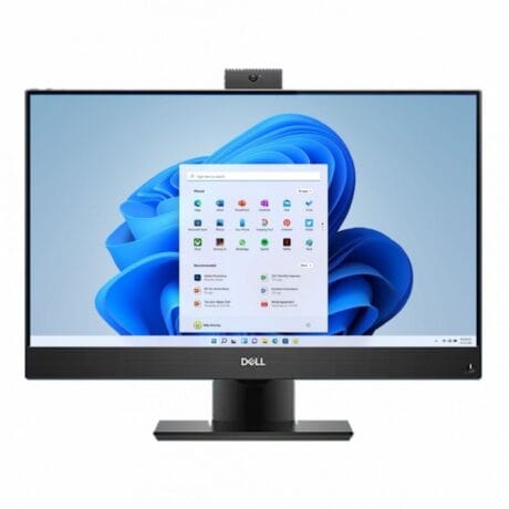 23" Dell OptiPlex 7470 All in One Desktop - Intel i5 9400 2,9GHz 240GB SSD 16GB Win11 Pro - Touchskærm - Guld stand