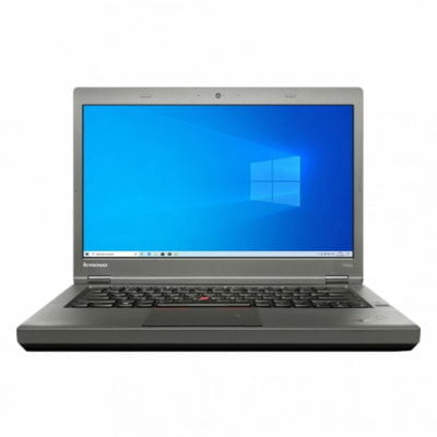 14" Lenovo ThinkPad T440p - Intel i3 4000M 2,4GHz 128GB SSD 8GB Win10 Home - Sølv stand