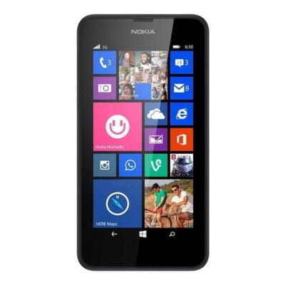Nokia Lumia 630 8GB (Sort) - Sølv stand