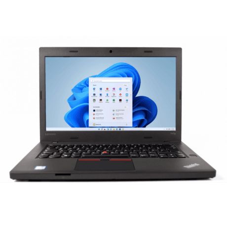 14" Lenovo ThinkPad T470p - Intel i7 7700HQ 2,8GHz 256GB NVMe 8GB Win11 Pro - GeForce 940MX - Guld stand