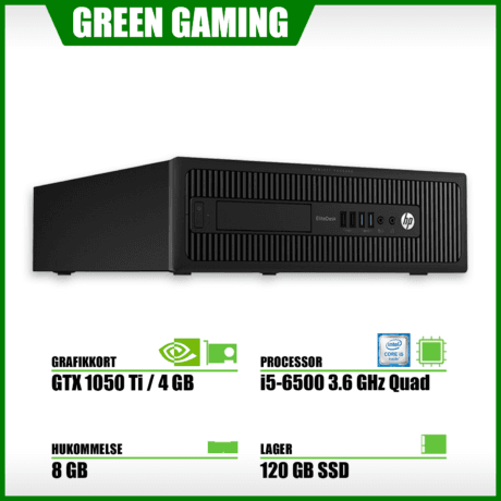 ALL ROUND GAMER PC - All-Round med Core i5 & GTX 1050 Ti 4G