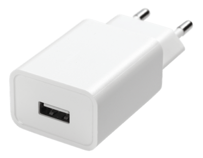 - Oplader 2.4A USB til væg - Grøn Computer - Genbrugt IT med omtanke - GNG WALL24AW 01