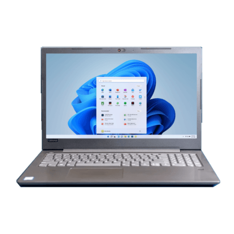 15" Lenovo V330-15IKB - Intel i5 8250U 1.6GHz 128GB NVMe 8GB Win11 Pro - Mineral Grey - Guld stand