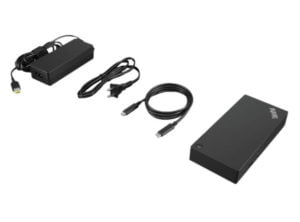 ThinkPad USB-C Dock - Type 40A9 - Inkl. 90W oplader og USB-C kabel - Refurbished