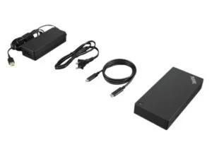 Lenovo ThinkPad USB-C Dock - Type 40A9 - Inkl. 90W oplader og USB-C kabel - Refurbished