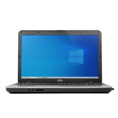 - 15" Fujitsu LifeBook A531 - Intel i3 2330M 2,2GHz 128GB SSD 4GB Win10 Pro - Sølv stand - Grøn Computer - Genbrugt IT med omtanke - fujitsulifebooka531front 1557838