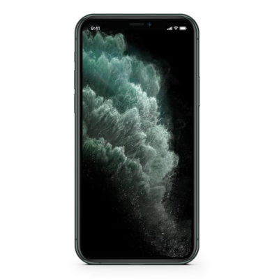 - Apple iPhone 11 Pro 64GB (Midnight Green) - Bronze stand - Grøn Computer - Genbrugt IT med omtanke - 11 pro mid 1558685