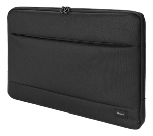 DELTACO Laptop sleeve, for laptops up to 14", polyester, black