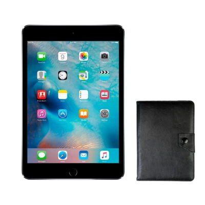 - Apple iPad Mini 3 16GB WiFi (Space Gray) + Cover - Grøn Computer - Genbrugt IT med omtanke - dmipad0060b pakketilbud 1558867