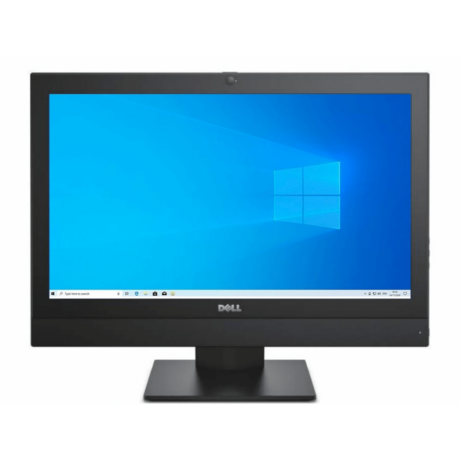 24" Dell Optiplex 7440 All in One Desktop - Intel i7 6700 3,4GHz 512GB SSD 8GB Win10 Pro - Sølv stand