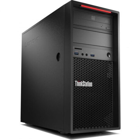 Lenovo ThinkStation P410 -  Intel Xeon E5-1630v4 3,7GHz 256GB NVMe 32GB Win10 Pro - Dual NVS 510 - Sølv stand