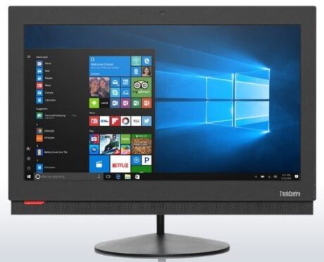 21,5" Lenovo ThinkCentre M800Z - Core i5-6600 3,3GHz 256GB SSD 8GB Win 10 - All IN ONE - Sølv stand